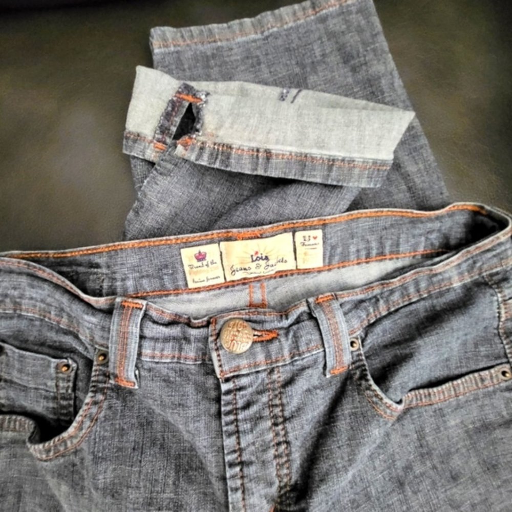 Lois Jeans  Denim Capris Womens Sz 27